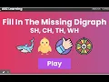 Fill In The Missing Digraph Game Perfect For Virtual Learning