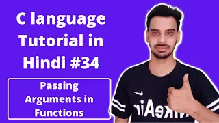 - Passing Arguments to Functions in C Programing in Hindi C Programing in Hindi