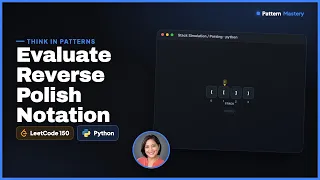 Evaluate Reverse Polish Notation - LeetCode 150 Stack Simulation Parsing Python