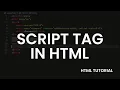 How to write Javascript in html - Script tag in html