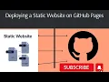 How to Deploy a Static Website on GitHub Pages for FREE Free hosting server on Github