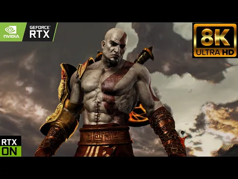 [8K] God of War 3 | RAY TRACING | RTX 3090 | RPCS3 | Ultra Graphics | Comparison - Gameplay