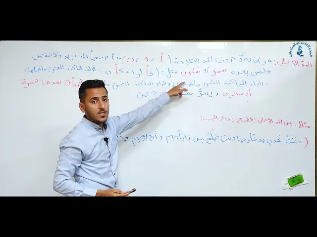 ⁣مادة التربية الاسلامية للصف الاول متوسط : احكام التلاوة ( المدّ )