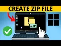 How to Create ZIP file on Windows Laptop and PC