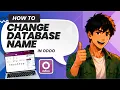 How to Change the Database Name in Odoo Updated 2026