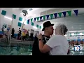 Couple who met at water aerobics class ties the knot at the same pool