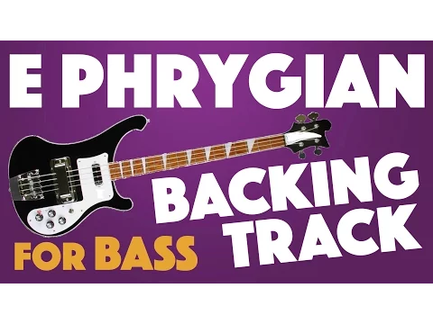 Download MP3 E Phrygian Backing Track For Bass