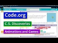 Sprite Movement - Lesson 9 5 Code org Tutorial with Answer