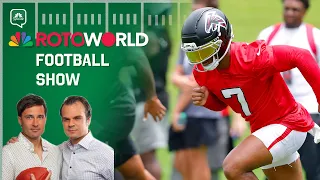 Gibbs Bijan and Olave hold-ins Nabers at practice Pearsall out Rotoworld Football Show FULL