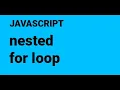 34 nested for loop