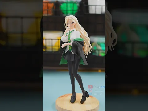 I Made Malfoid! 💚 Female Draco Malfoy Anime Clay Figure | Harry Potter
