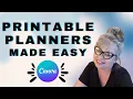 How To Make Printable Planner Pages In Canva