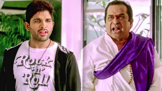 ब्रह्मानंदम अल्लू अर्जुन से झगड़ने के लिए उसके घर चला जाता है। Dangerous Khiladi 2 Movie Best Scene