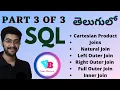 SQL in telugu Part 3 Cartesian Product Joins Left Join Right Join Inner Outer Join Vamsi Bhavani