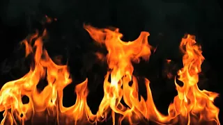 Fire Background Without Sound 