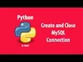 Python Mysql database connection tutorial in Hindi
