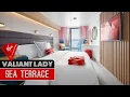 Virgin Voyages Valiant Lady Sea Terrace Full Walkthrough Room Tour Review 4K
