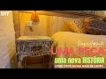 Download Lagu RESTAURAMOS NOSSA MESA DE CABECEIRA. PÁTINA E DECOUPAGE COM TECIDO.