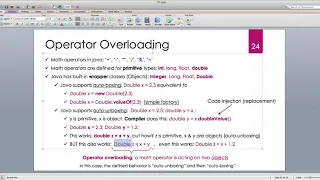 Java for Scientific Computing Operator Overloading -