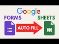 How to Connect or Auto Fill Google Form Responses to Google Sheets UPDATED