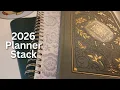 Planner Stack 2026 And reading journal flipthrough