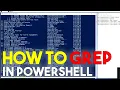 How to grep in Powershell