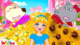 NEW| My Hair Drops Golden Apples When I’m Loved | Good Habits for Kids |Wolfoo Channel |Kids Cartoon