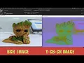 11 BGR to YCbCr color format conversion using Open CV and Python