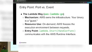 Using AWS Lambda to Create Serverless Go Apps Anna Chajtovicova Sentinelone-inc