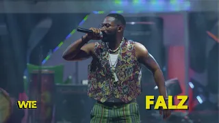 falz performs