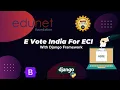 E Vote India For ECI Python Django project Online voting project Python full stat project