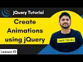 10 jQuery - Create Animations jQuery Tutorial for Beginners 2024 Amit Thinks