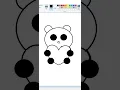 How to draw in ms paint paint in computer panda drawings