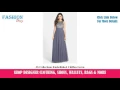 JS Collections Embellished Chiffon Gown