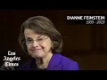 Dianne Feinstein the first woman to represent California in the Senate dies at 90