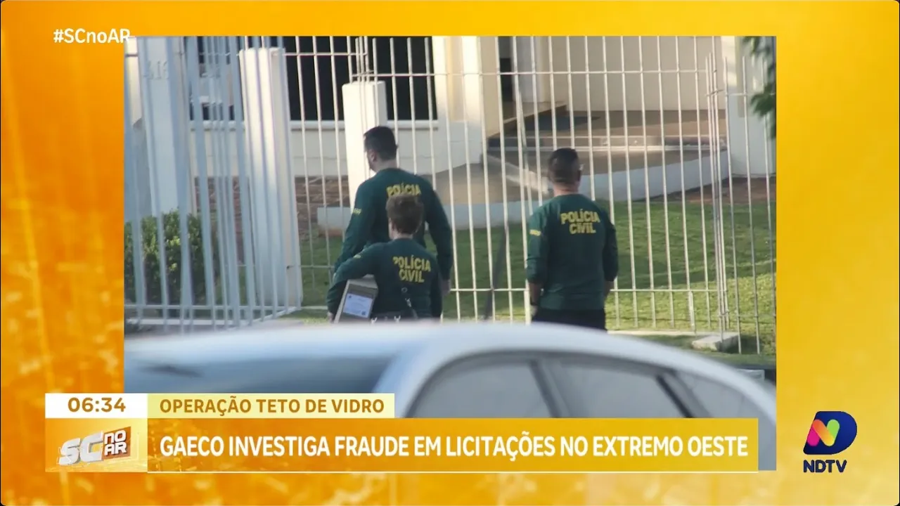 GAECO investiga fraude em licitações no Extremo Oeste de SC