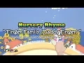 Lagu Learning🎼Sing-along🎤FINGER FAMILY (DADDY FINGER) w/lyrics🎵no copyright vocal \u0026 instrumental