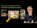 306 - Content based image retrieval via feature extraction in python