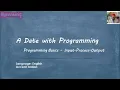 Programming Basics - Input-Process-Output