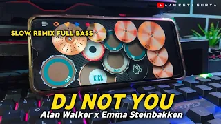 Download Dj Not You Slow Remix - Alan Walker Tiktok Viral | Real Drum Cover MP3