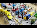 Download Lagu Plarail Shinkansen \u0026 JR Train ☆ I played with Chuggington's trains at the depot course