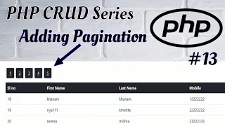 Adding Pagination using PHP and MySQL database