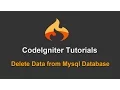 8 - Codeigniter Tutorials