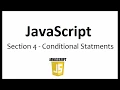 JavaScript - Conditional Statements