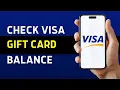 How to Check the Balance on a Visa Gift Card 2 Latest Methods