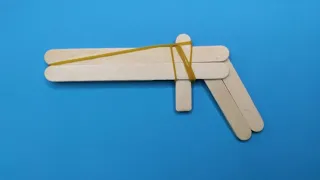 With just a few discarded ice cream sticks, I turned them into a fun toy