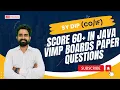 Score 60 Java Practical MSBTE Important Questions Live 3 MSBTE IMP for Board 2023 KT Special