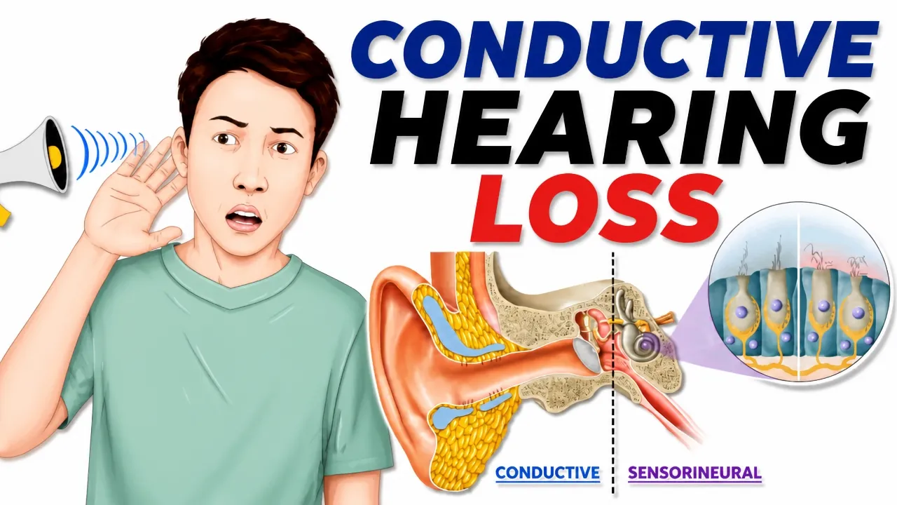 Conductive Hearing Loss Animation : ENT Lectures