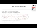 Algorithm Writing Techniques for GATE Computer Engineering How to Write Algorithm