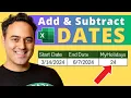 How Many Days Months or Years in Microsoft Excel